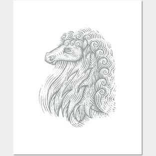 Curly Horse Posters and Art